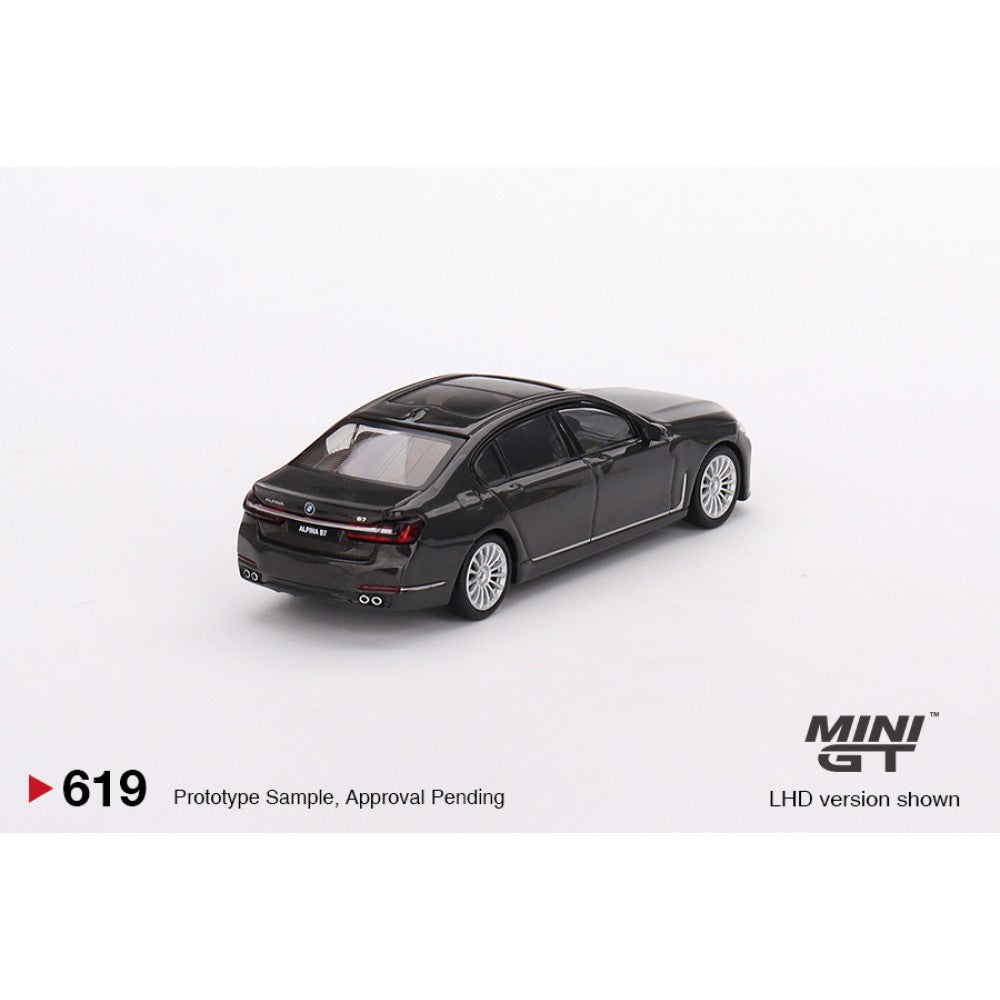 BMW Alpina B7 xDrive Dravit Grey Metallic (LHD) 1:64 Mini GT (MGT00619-L)