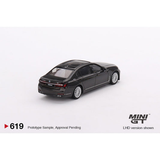BMW Alpina B7 xDrive Dravit Grey Metallic (RHD) 1:64 Mini GT Model Car (MGT00619-R)