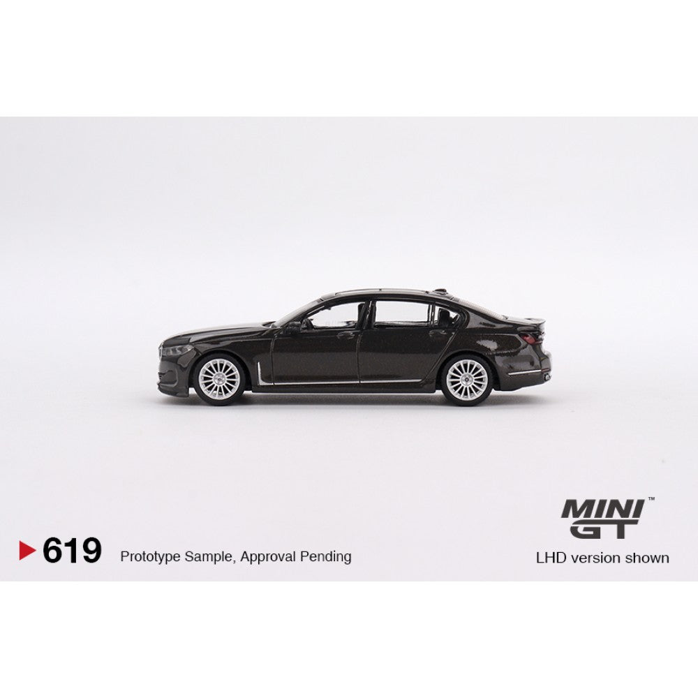BMW Alpina B7 xDrive Dravit Grey Metallic (LHD) 1:64 Mini GT (MGT00619-L)