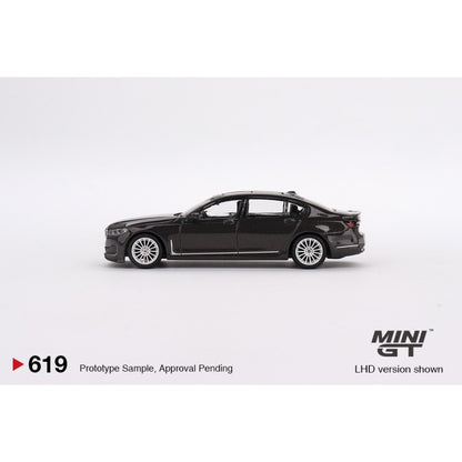 BMW Alpina B7 xDrive Dravit Grey Metallic (LHD) 1:64 Mini GT (MGT00619-L)