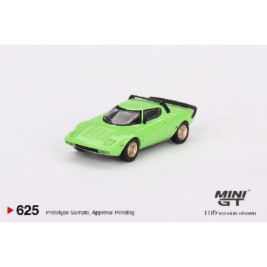 1/64 MINI GT MGT00625-L LANCIA STRATOS HF STRADALE VERDE CHIARO (LHD)