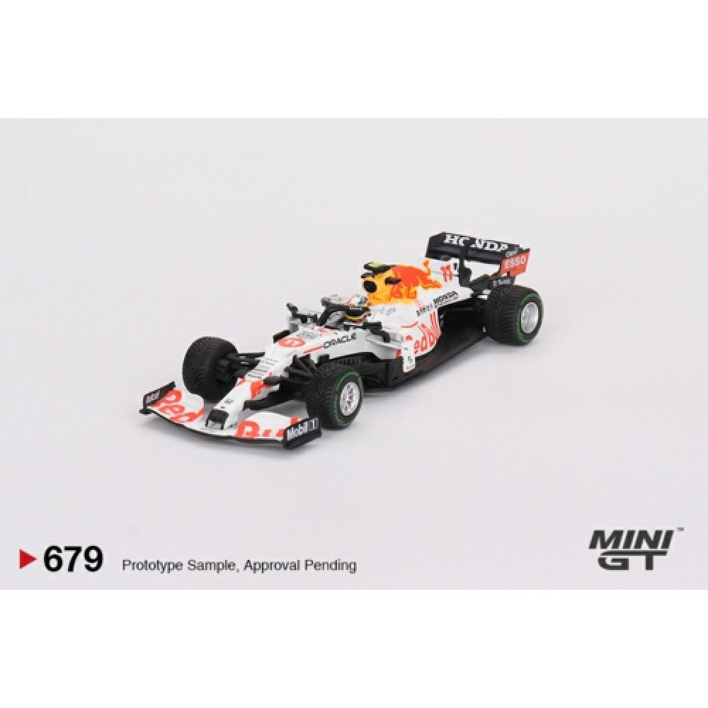 Available to Order from Supplier –  1:64 MINI GT Red Bull Rb16B No.11 Sergio Perez 2021 Turkish Grand Prix 3Rd Place MGT00679-L