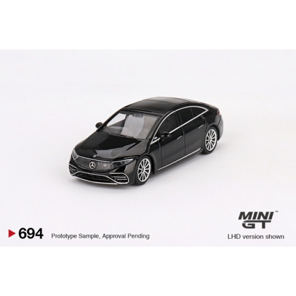 1/64 MINI GT MGT00694-R MERCEDES-BENZ EQS 580 4MATIC BLACK (RHD)