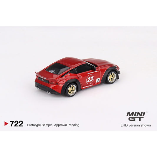 Available to Order – Nissan Z Pandem Passion Red (RHD) 1:64 Mini GT Model Car (MGT00722-R)
