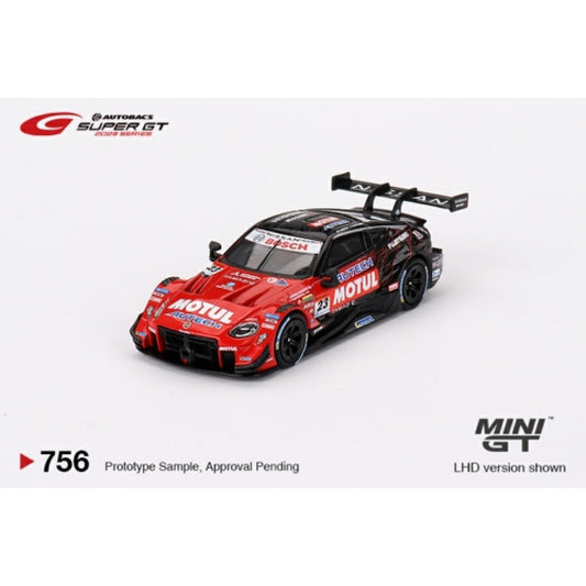 1/64 MINI GT MGT00756-L NISSAN Z GT500 NO.23 MOTUL AUTECH NISMO 2023 SUPER GT SERIES (JAPANESE EXCLUSIVE)