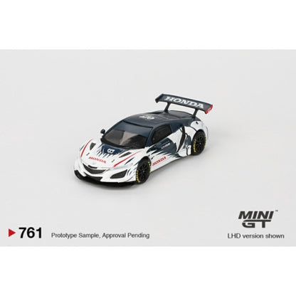 Honda NSX GT3 EVO AlphaTauri Yuki Tsunoda 2023 Red Bull Formula Nürburgring (LHD) 1:64 Mini GT Model Car (MGT00761-L)