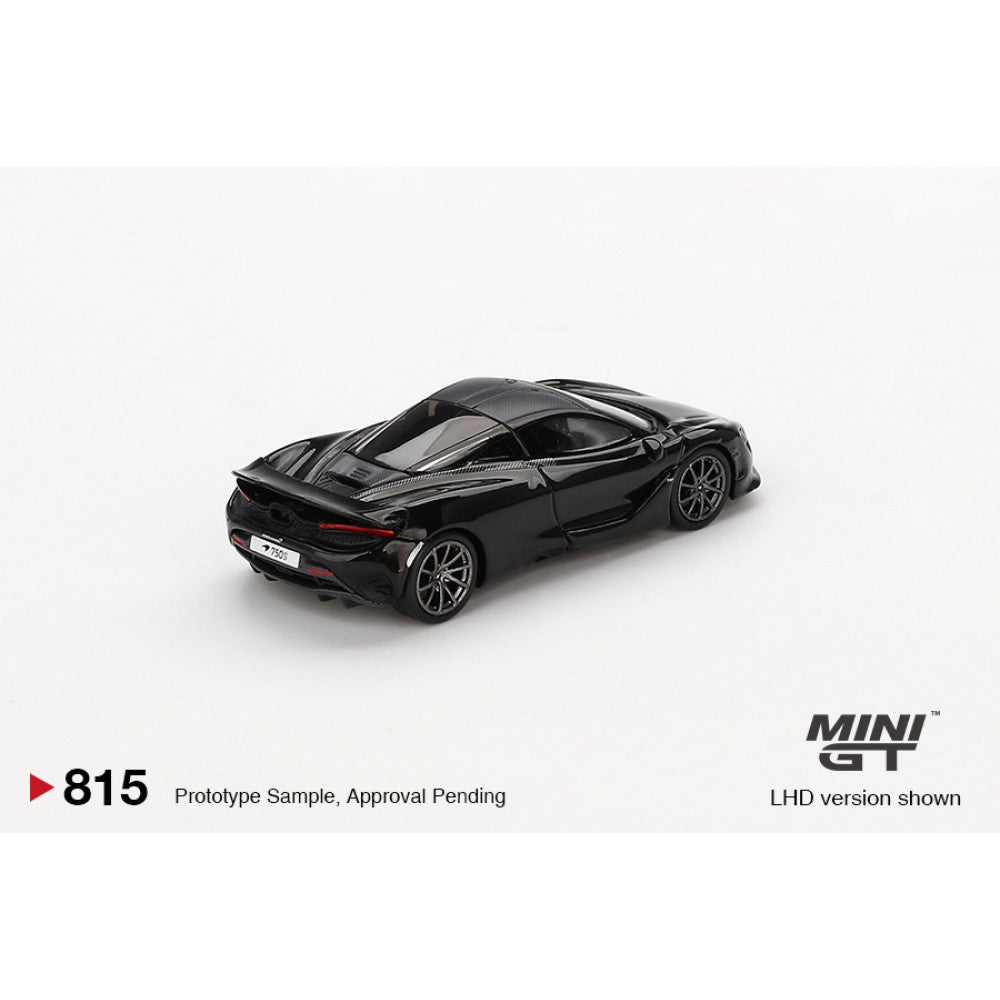 McLaren 750S Saros Gray (LHD) 1:64 Mini GT Model Car (MGT00815-L)