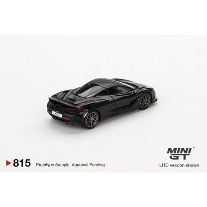 McLaren 750S Saros Gray (LHD) 1:64 Mini GT Model Car (MGT00815-L)
