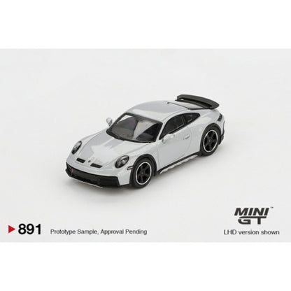 Porsche 911 Dakar Ice Grey Metallic (LHD) 1:64 Mini GT (MGT00891-L)