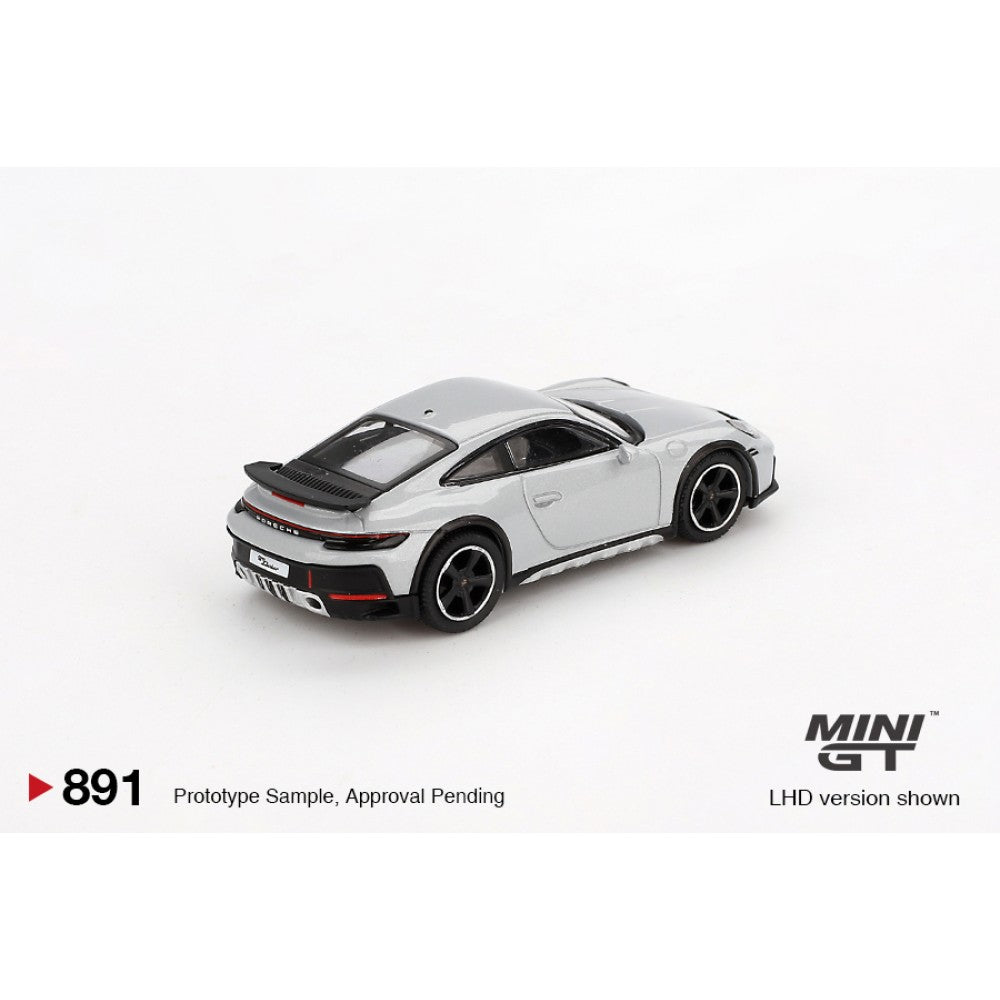 Porsche 911 Dakar Ice Grey Metallic (LHD) 1:64 Mini GT (MGT00891-L)