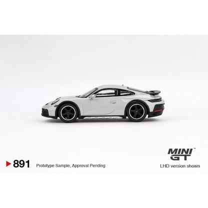 Porsche 911 Dakar Ice Grey Metallic (LHD) 1:64 Mini GT (MGT00891-L)