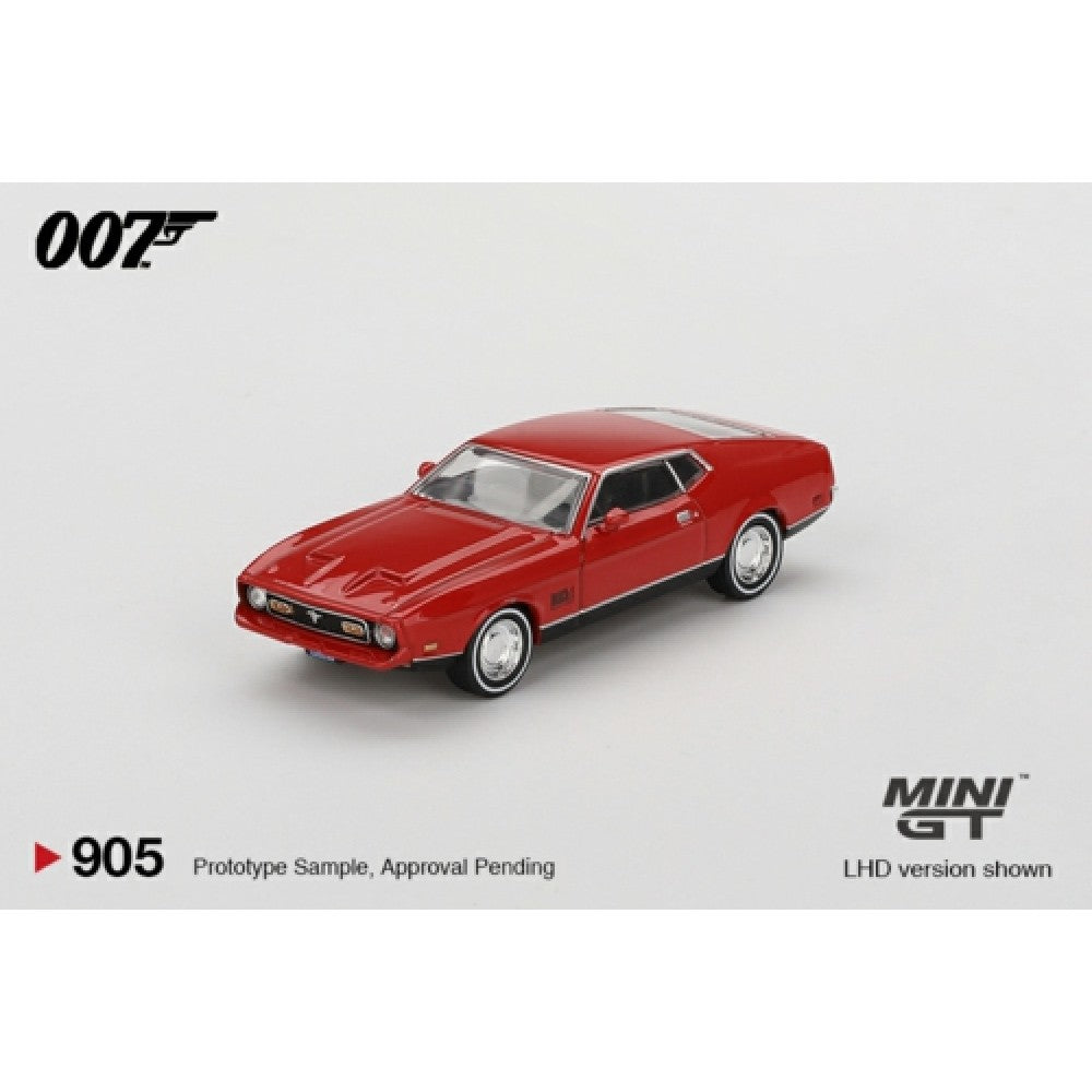 Ford Mustang Mach 1 Diamonds Are Forever (LHD) English Blister Packaging 1:64 Mini GT – diecast model
