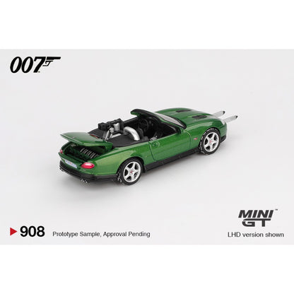 Jaguar Xkr James Bond Die Another Day (LHD) English Blister Packaging 1:64 Mini GT Model Car (MGT00908-007E)