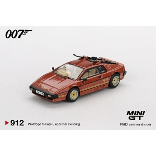 Pre-Order - 1:64 MINI GT Lotus Esprit Turbo Copper Fire Metallic For Your Eyes Only (Rhd) Japanese Blister Packaging MGT00912-007J Stocks Due Apr / May 2026
