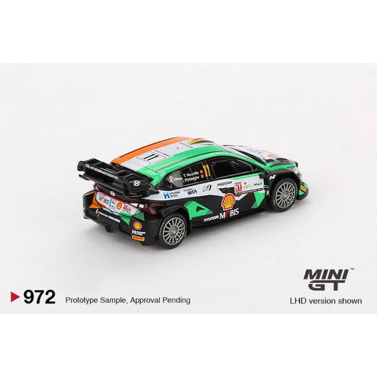 Hyundai I20 N Rally No.11 2023 Rally Croatia Power Stage Winner (LHD) Blister Packaging 1:64 Mini GT Model Car (MGT00972-BL)