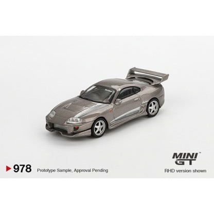 Toyota Supra VeilSide Combat V-Ii Combat Grey (LHD) Blister Packaging 1:64 Mini GT (MGT00978-BL)
