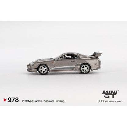 Toyota Supra VeilSide Combat V-Ii Combat Grey (LHD) Blister Packaging 1:64 Mini GT (MGT00978-BL)
