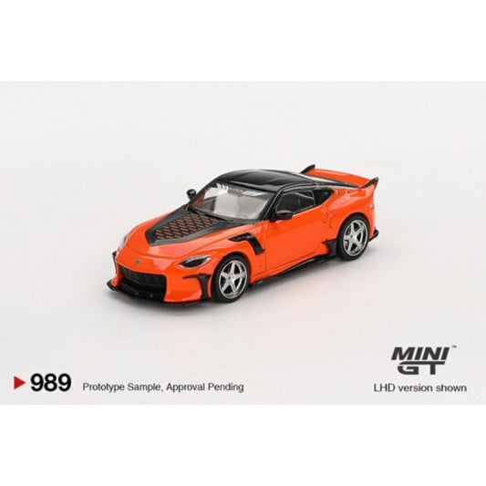 PRE ORDER STOCKS DUE NOVEMBER / DECEMBER 2025 1/64 MINI GT MGT00989-R NISSAN Z VEILSIDE FFZ400 ORANGE (RHD)