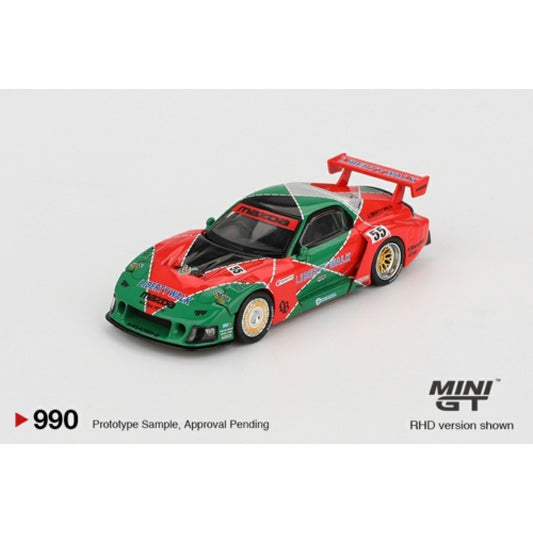 PRE ORDER STOCKS DUE OCTOBER / NOVEMBER 2025 1/64 MINI GT MGT00990-R MAZDA RX-7 LB-SUPER SILHOUETTE 787B (RHD)