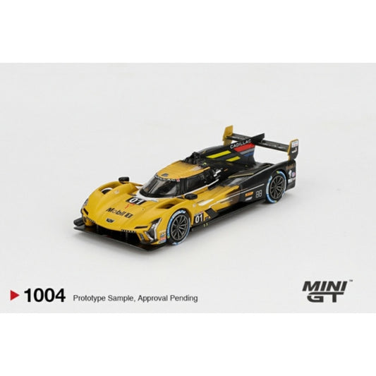 PRE ORDER STOCKS DUE NOVEMBER / DECEMBER 2025 1/64 MINI GT MGT01004-#L CADILLAC V-SERIES.R NO.01 CADILLAC RACING 2024 IMSA SEBRING 12 HRS