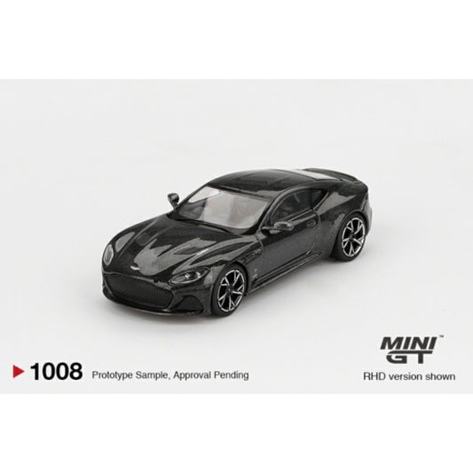 PRE ORDER STOCKS DUE NOVEMBER / DECEMBER 2025 1/64 MINI GT MGT01008-BL ASTON MARTIN DBS 007 EDITION (LHD) BLISTER PACKAGING