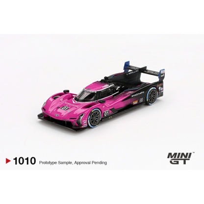 Cadillac V-Series.R No.01 Cadillac Racing 2024 IMSA Petit Le Mans 1:64 Mini GT Model Car (MGT01010-L)