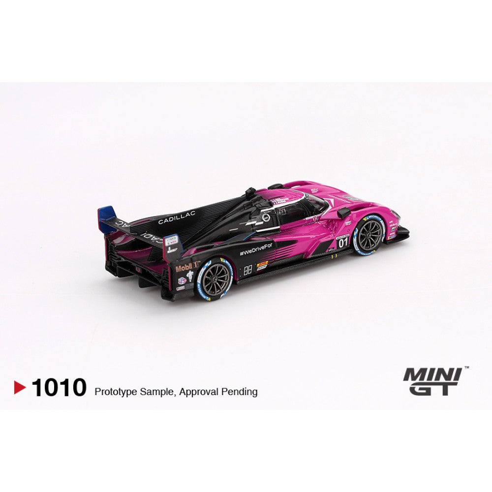 Cadillac V-Series.R No.01 Cadillac Racing 2024 IMSA Petit Le Mans 1:64 Mini GT Model Car (MGT01010-L)