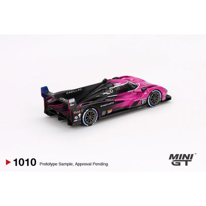 Cadillac V-Series.R No.01 Cadillac Racing 2024 IMSA Petit Le Mans 1:64 Mini GT Model Car (MGT01010-L)