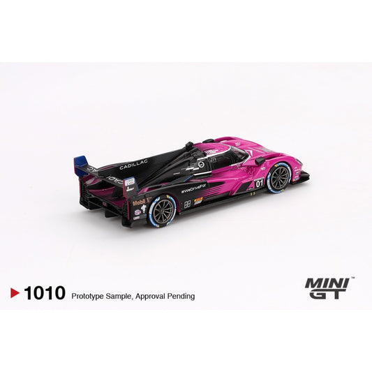 Cadillac V-Series.R No.01 Cadillac Racing 2024 IMSA Petit Le Mans 1:64 Mini GT Model Car (MGT01010-L)