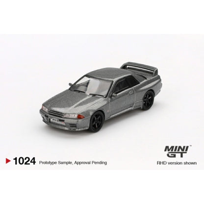 Nissan Skyline GT-R (BNR32 NISMO Crs Version) Dark Metal Grey (RHD) 1:64 Mini GT Model Car (MGT01024-R)