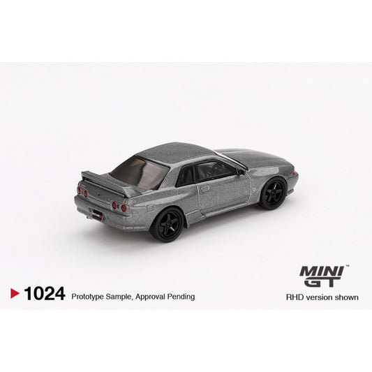 Nissan Skyline GT-R (BNR32 NISMO Crs Version) Dark Metal Grey (RHD) 1:64 Mini GT Model Car (MGT01024-R)
