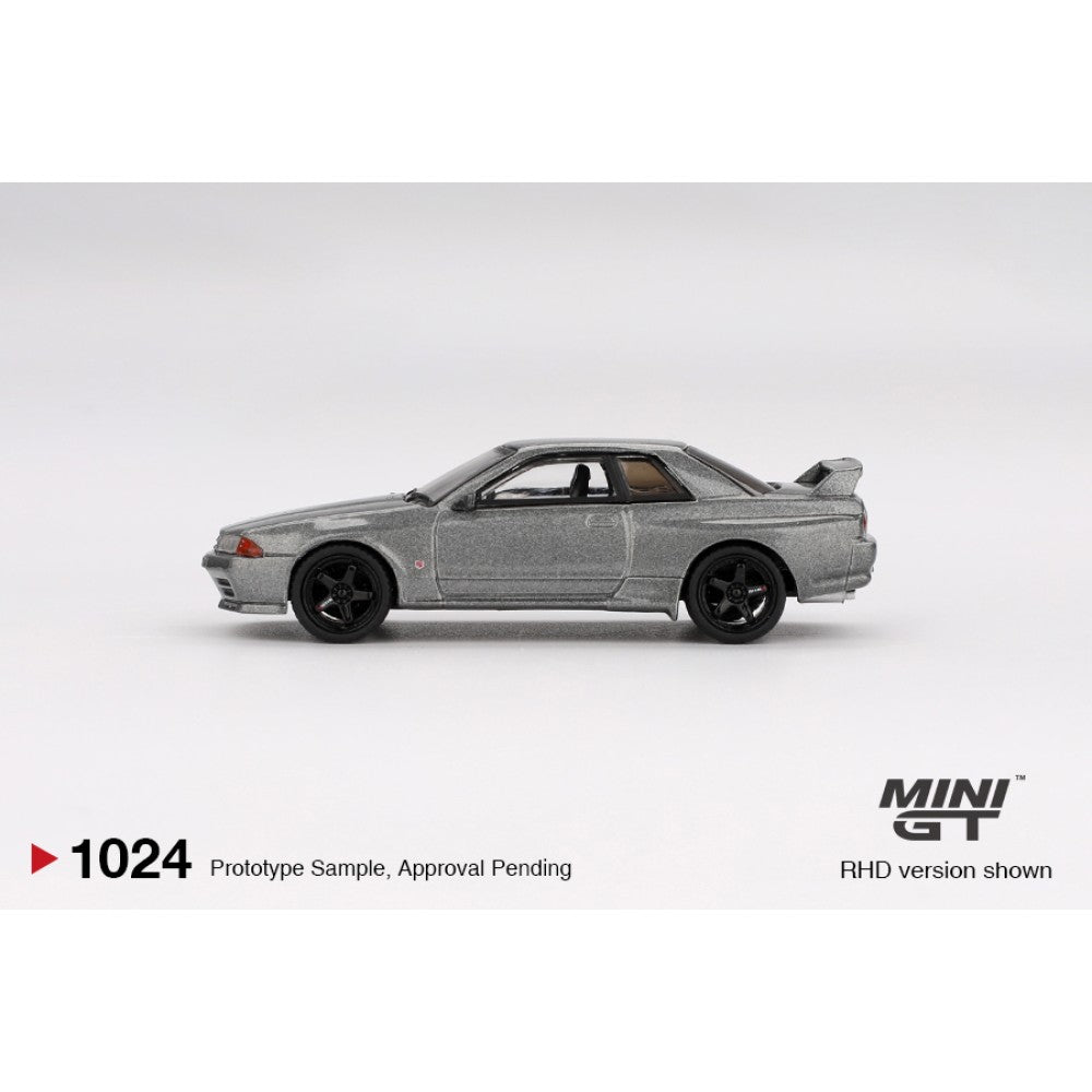 Nissan Skyline GT-R (BNR32 NISMO Crs Version) Dark Metal Grey (RHD) 1:64 Mini GT Model Car (MGT01024-R)