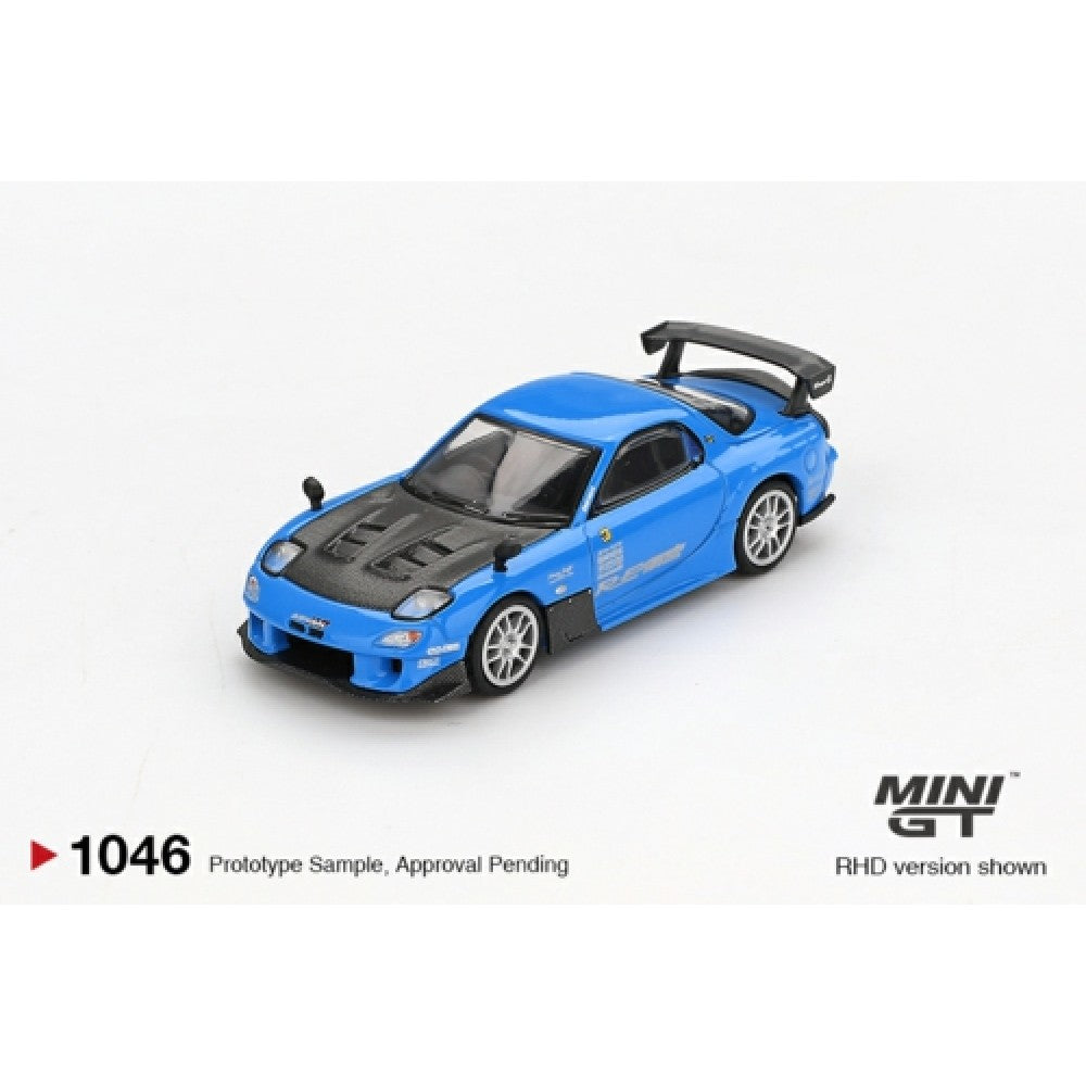 PRE ORDER STOCKS DUE DECEMBER 2025 / JANUARY 2026 1/64 MINI GT MGT01046-R MAZDA RX-7 RE-AMEMIYA 20B NA 3ROTOR-7 AMA-SAN GO (RHD)