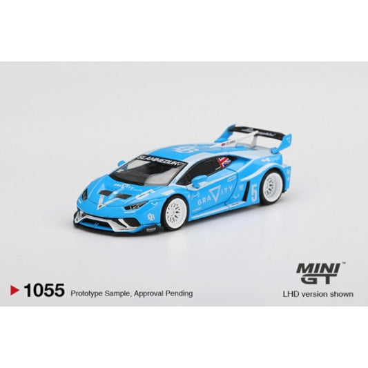 PRE ORDER STOCKS DUE NOVEMBER / DECEMBER 2025 1:64 MINI GT MGT01055-R LB WORKS LAMBORGHINI HURACAN GT GRAVITY (RHD)