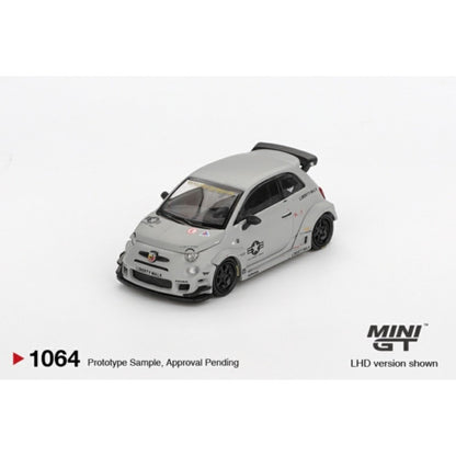 Abarth 595 LB-Works x Abas Works Fighters (LHD) Blister Packaging 1:64 Mini GT Model Car (MGT01064-BL)