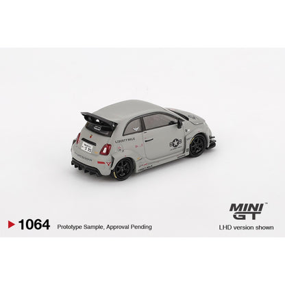 Abarth 595 LB-Works x Abas Works Fighters (LHD) Blister Packaging 1:64 Mini GT Model Car (MGT01064-BL)