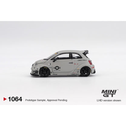 Abarth 595 LB-Works x Abas Works Fighters (LHD) Blister Packaging 1:64 Mini GT Model Car (MGT01064-BL)