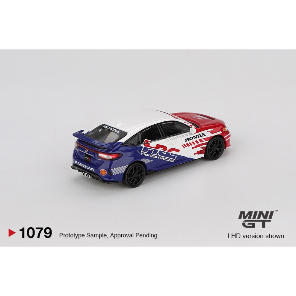 Honda Civic Type R 2024 Pace Car Hrc (LHD) Blister Packaging 1:64 Mini GT Model Car (MGT01079-BL)