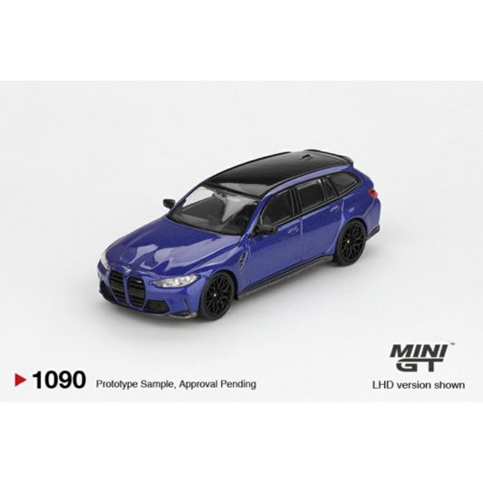 Pre-Order - 1:64 MINI GT BMW M3 Competition Touring Portimao Blue Metallic (RHD) MGT01090-R Stocks Due Apr / May 2026