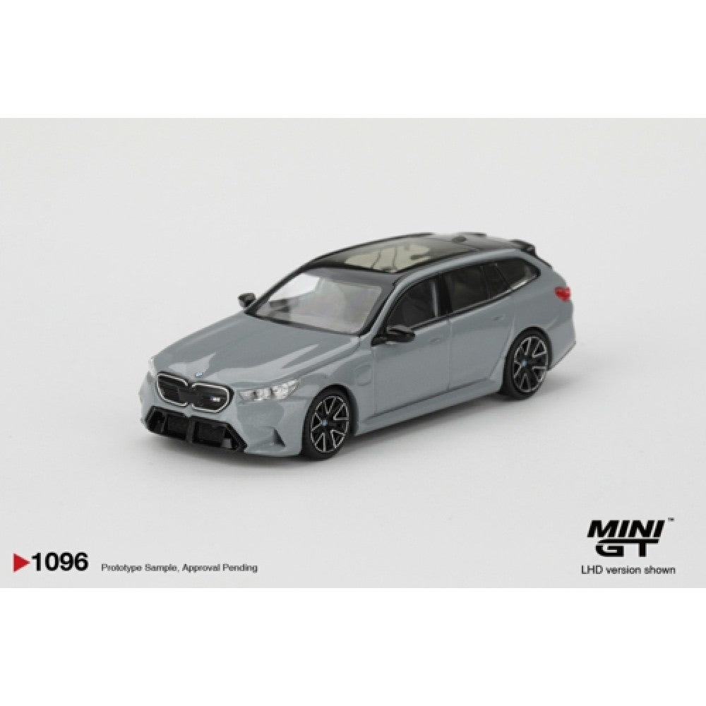 BMW M5 Touring (G99) Brooklyn Grey Metallic (LHD) Blister Packaging MGT01096-BL 1:64 Mini GT Diecast Model