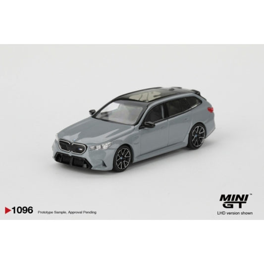 BMW M5 Touring (G99) Brooklyn Grey Metallic (RHD) MGT01096-R 1:64 Mini GT Diecast Model