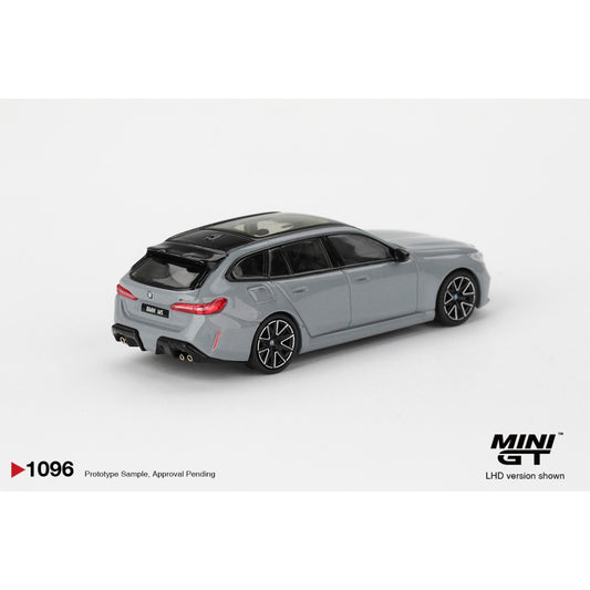 BMW M5 Touring (G99) Brooklyn Grey Metallic (RHD) MGT01096-R 1:64 Mini GT Diecast Model