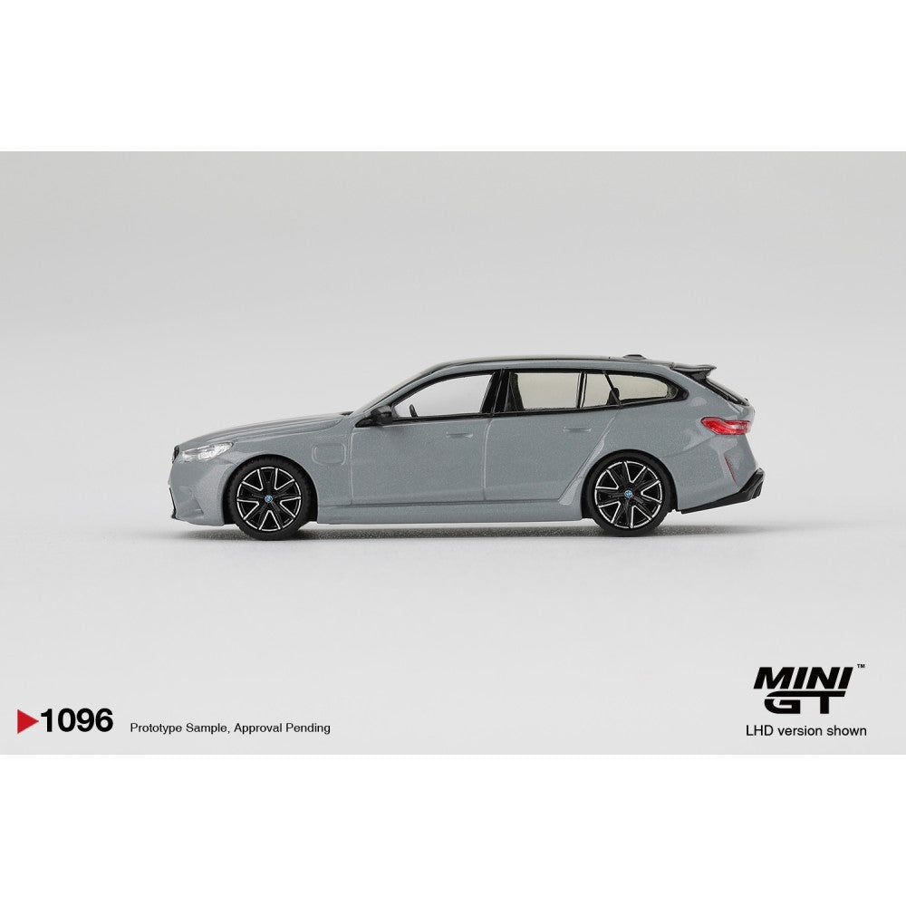 BMW M5 Touring (G99) Brooklyn Grey Metallic (LHD) Blister Packaging MGT01096-BL 1:64 Mini GT Diecast Model
