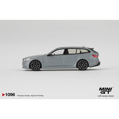 BMW M5 Touring (G99) Brooklyn Grey Metallic (LHD) Blister Packaging MGT01096-BL 1:64 Mini GT Diecast Model