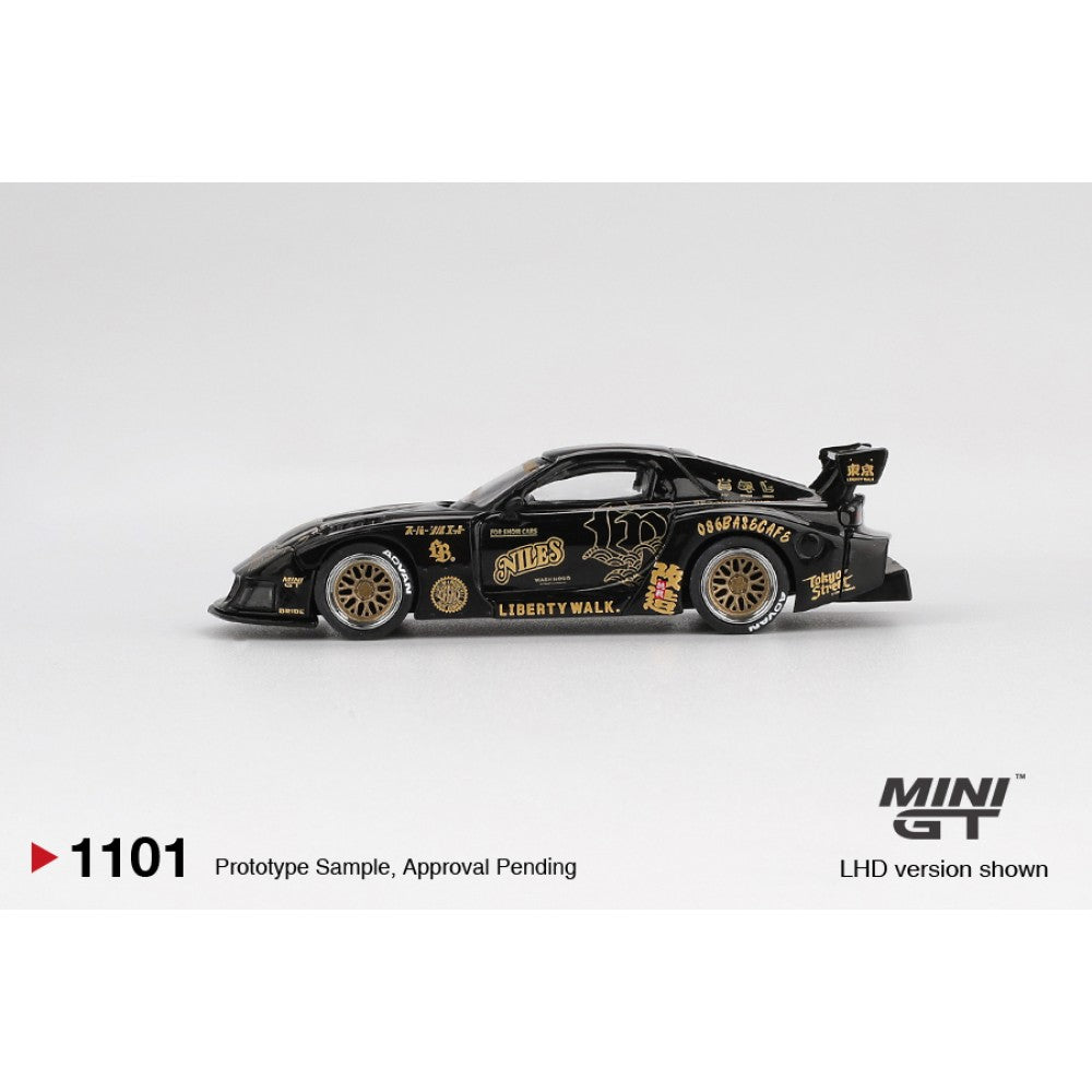 Mazda RX-7 LB-Super Silhouette Fd-Niles (LHD) Blister Packaging 1:64 Mini GT Model Car (MGT01101-BL)