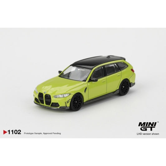 Pre-Order – BMW M3 M Performance Touring Sao Paulo Yellow (RHD) MGT01102-R Stocks Due Jul / Aug 2026 1:64 Mini GT Diecast Model Stocks Due Jul / Aug 2026