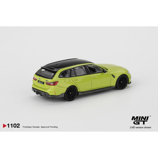 Pre-Order – BMW M3 M Performance Touring Sao Paulo Yellow (RHD) MGT01102-R Stocks Due Jul / Aug 2026 1:64 Mini GT Diecast Model Stocks Due Jul / Aug 2026