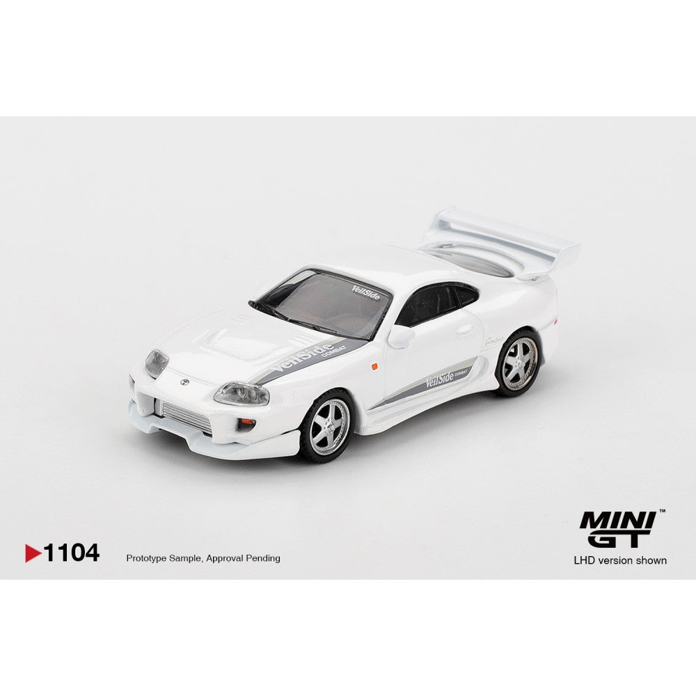 Pre-Order - 1:64 MINI GT Toyota Supra Veilside Combat V-I White (Lhd) Blister Packaging MGT01104-BL Stocks Due Aug / Sept 2026