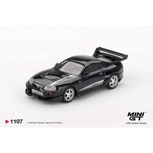 Pre-Order - 1:64 MINI GT Toyota Supra Veilside Combat V-II Black (Rhd) MGT01107-R Stocks Due Aug / Sept 2026