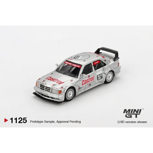 PRE ORDER STOCKS DUE FEBRUARY / MARCH 2026 1/64 MINI GT MGT01125-BL MERCEDES-BENZ 190E 2.5-16 EVOLUTION II NO.37 1995 SE ASIA TOURING CAR CHAMPIONSHIP (LHD) - BLISTER PACKAGING